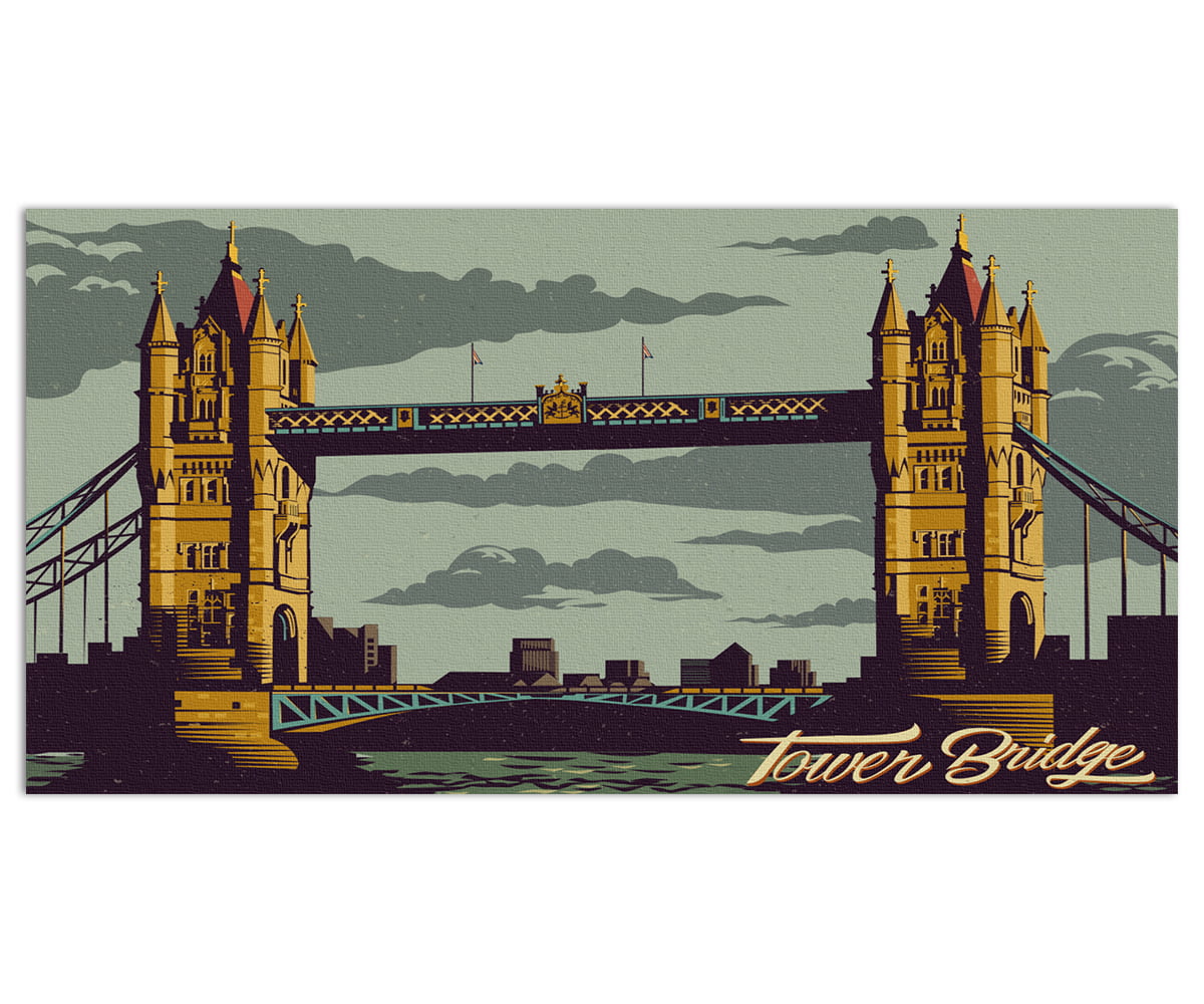 QUADRO DECORATIVO LONDON BRIDGE